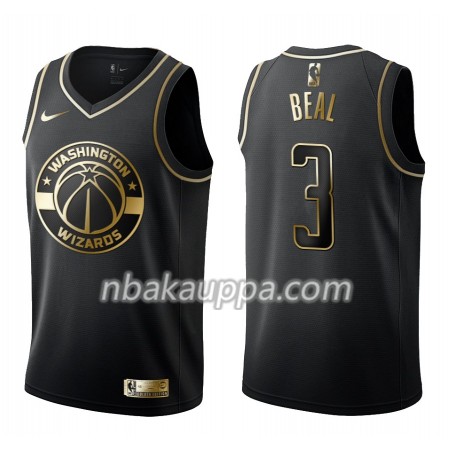 Washington Wizards Bradley Beal 3 Nike Musta Golden Edition Pelipaidat Swingman - Miesten